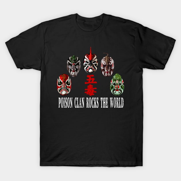 Five Deadly Venoms T-Shirt by Genbu